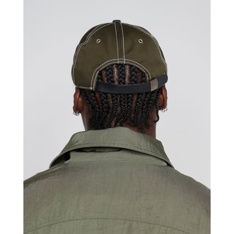 BRAIN DEAD / WIRE BRIM 6 PANEL HAT / FOREST GREEN