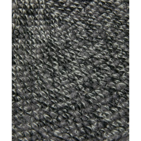 BAL / MIXED HAND KNIT BUCKET HAT / BLACK