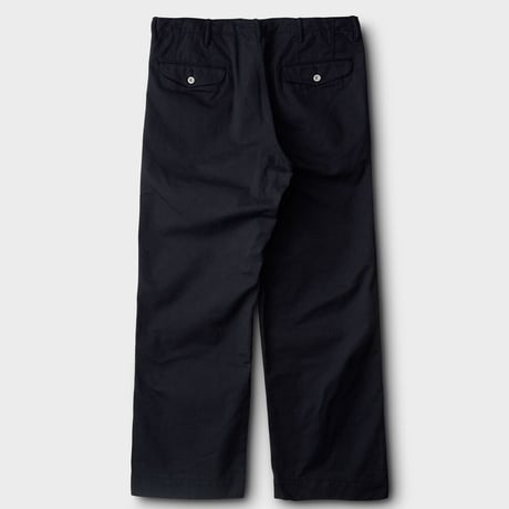 PHIGVEL MAKERS & Co. / OFFICER TROUSERS (WIDE) / INK BLACK