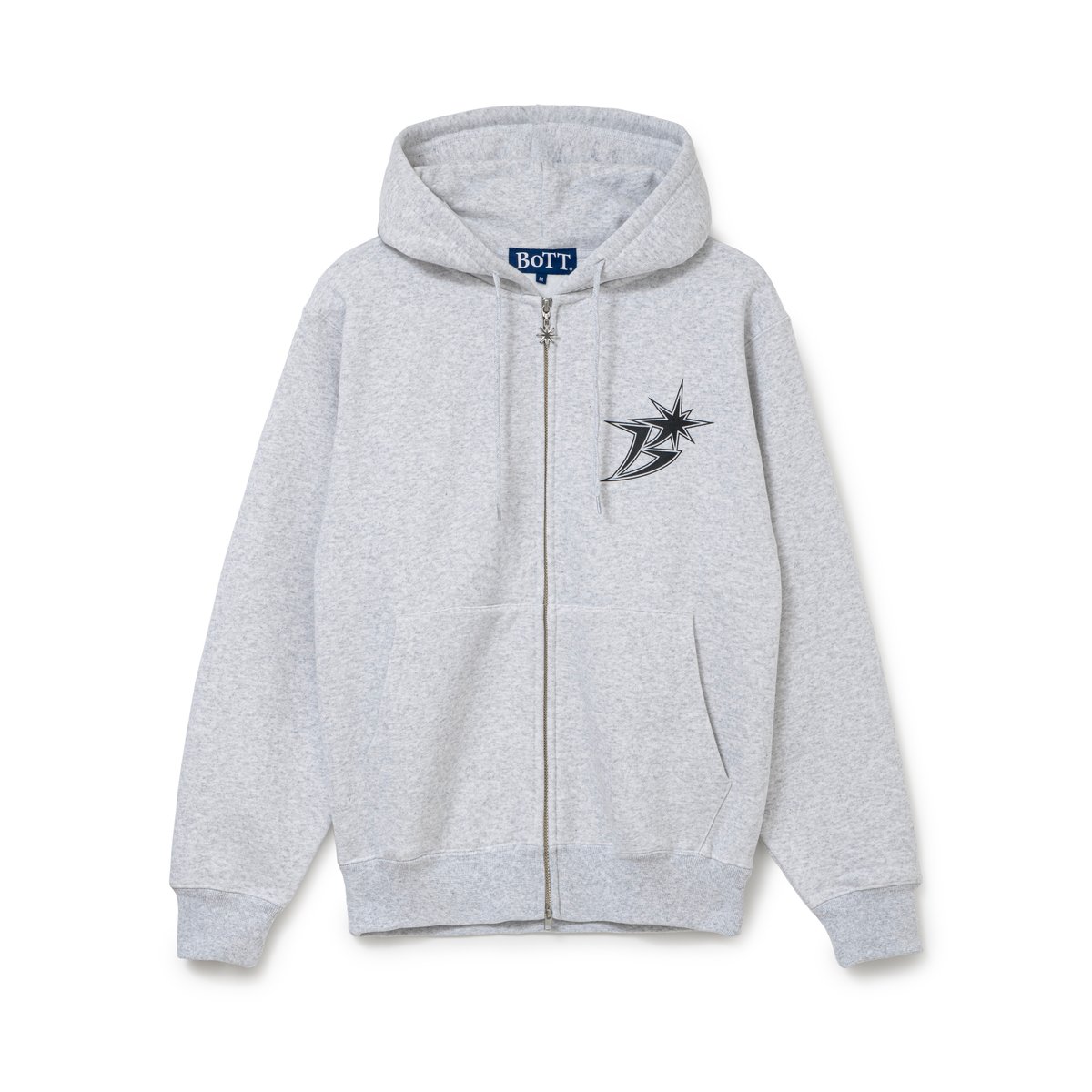 BoTT / B LOGO ZIP HOODIE / ASH | Sophomore