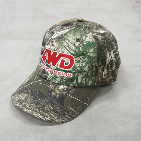 4WD  (4 WORTH DOING) / TRAIL BLAZING HAT / REAL TREE CAMO