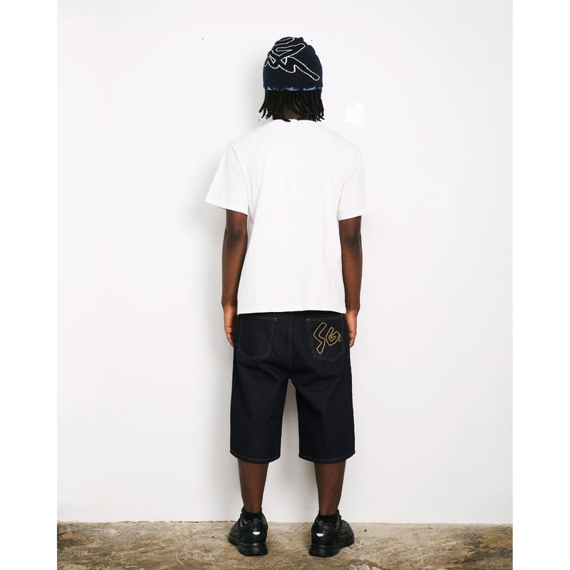 SPECIAL GUEST K.K. / FAUX FUR PATCH TEE / WHITE