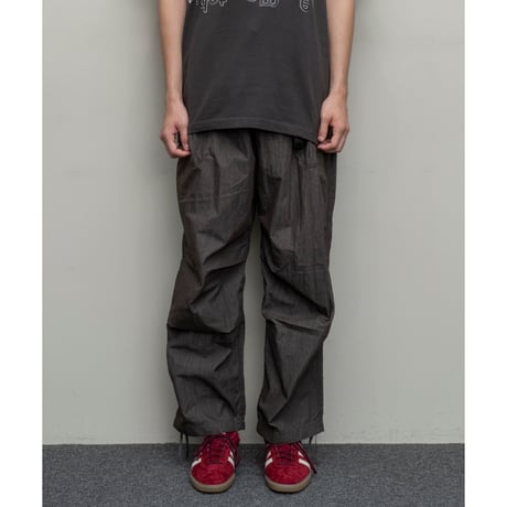 BAL / CRINKLE WIDE MOUNTAIN PANT / ANTHRACITE