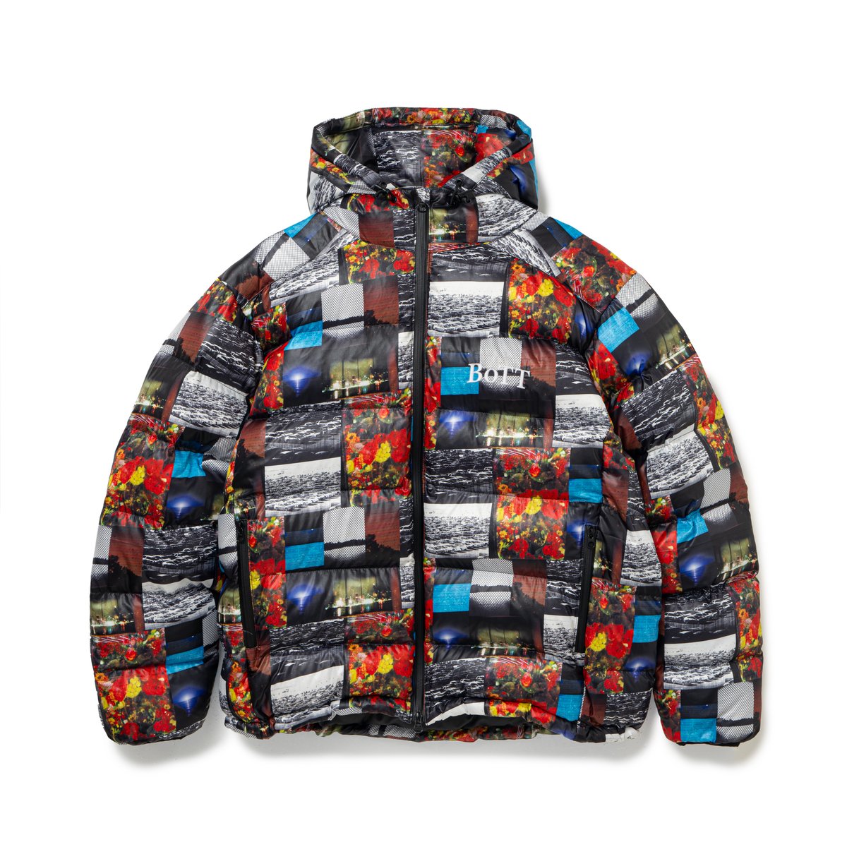 BoTT / HOODED PUFFER JACKET / MULTICOLOR | Soph