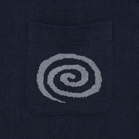 SOL soonerorlater / OPEN COLLAR S/S SHIRT / NAVY