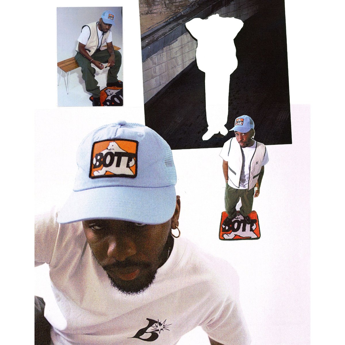 BOTT bott B Logo Cap 2024ss グレー BoTT / ボット】B Logo Cap（キャップ）｜BOTT（ボット）の