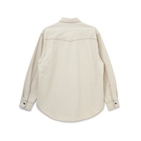 BoTT / FLOWER WESTERN SHIRT / KHAKI
