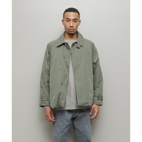 BAL / x TAION BALMACAAN COAT WITH DETACHABLE DOWN VEST / CARBON