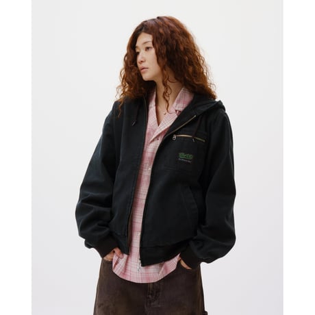 BoTT / HOODED FIELD JACKET / BLACK