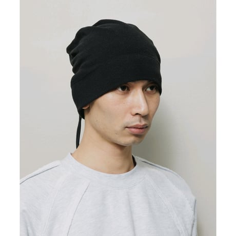 BAL / FLEECE 2WAY NECK BEANIE / BLACK