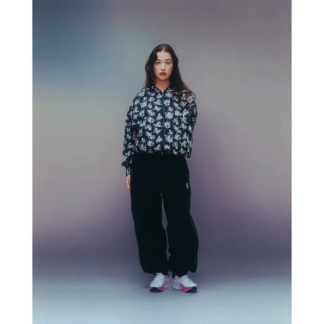 BoTT / MESH PANEL TRACK PANT / BLACK