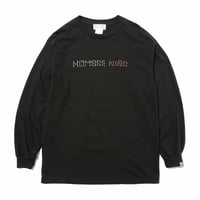 HOMBRE NINO / L/S PRINT TEE (DEADKEBAB TRAFFIC) / BLACK