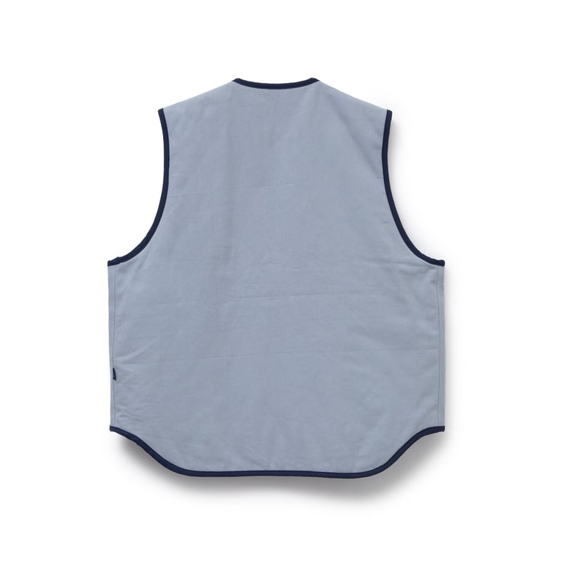 BoTT / WASHED DUCK VEST / LIGHT BLUE | Sophomore