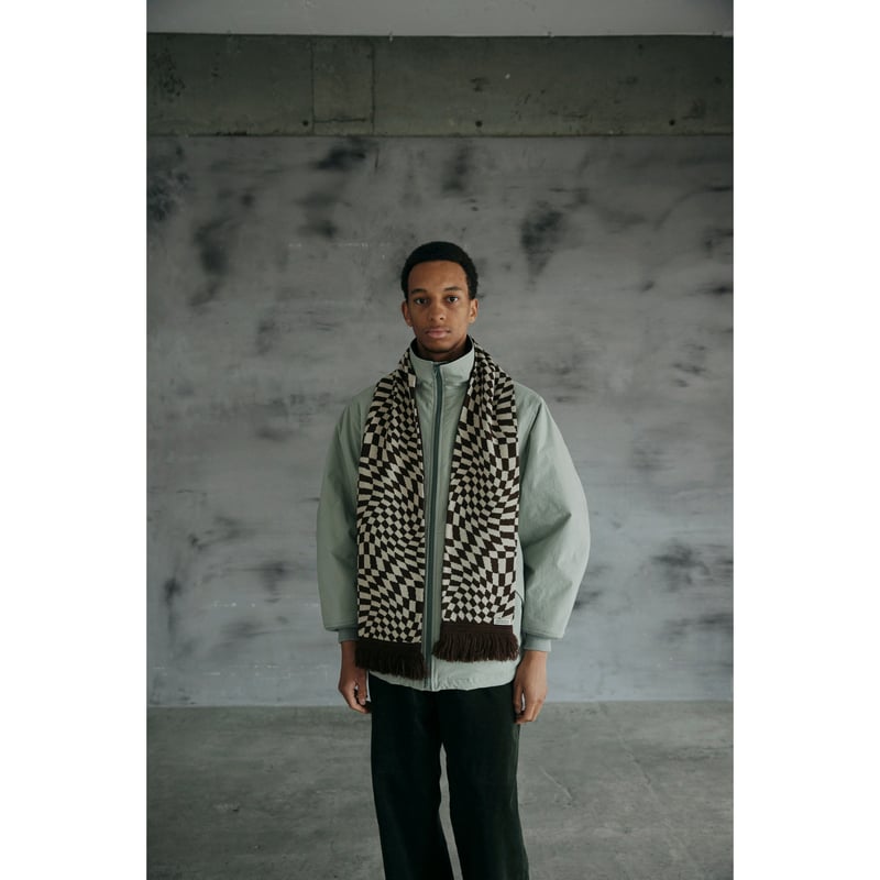 COMFORTABLE REASON / OP SCARVES / BROWN x OFF |