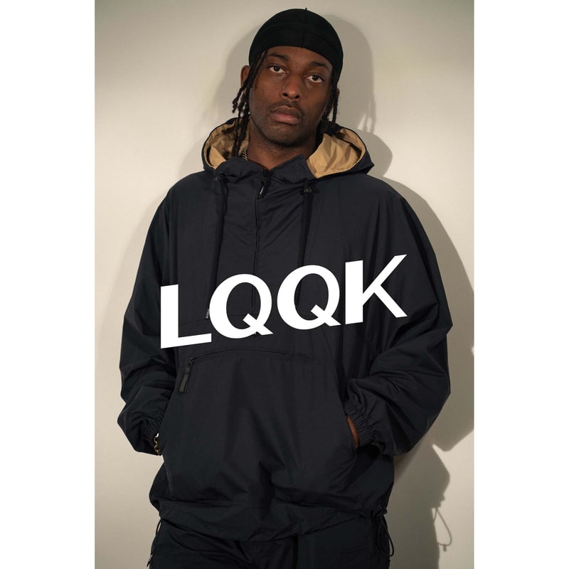 LQQK STUDIO / NYLON CARGO PANTS / BLACK | Sopho