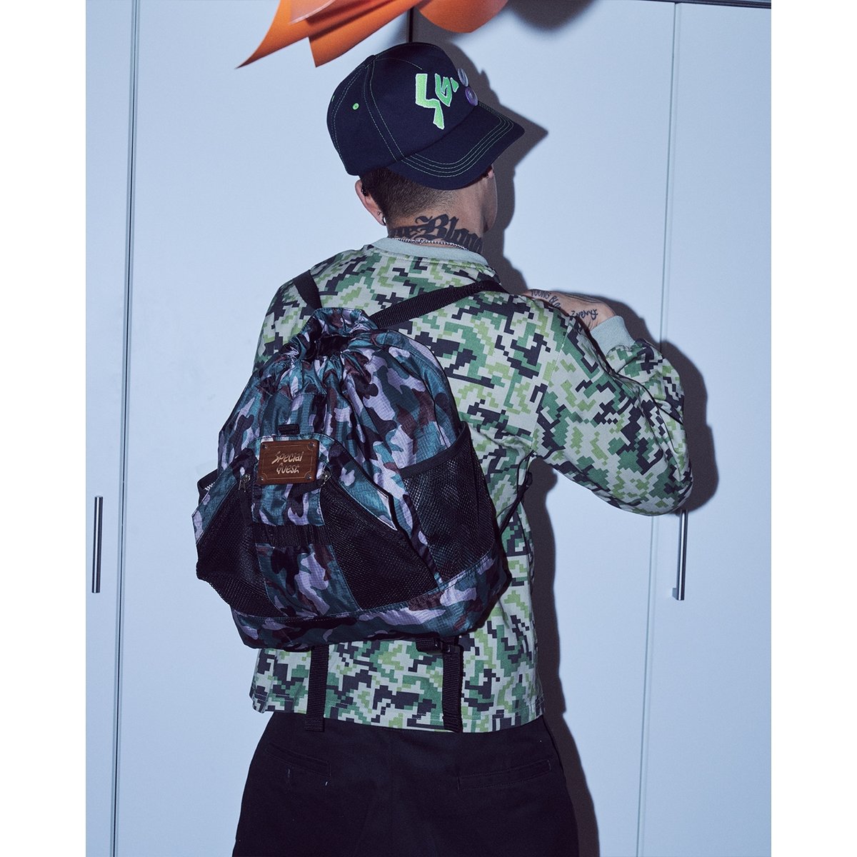 小物 SPECIAL GUEST Sex Position Camo Scarf SPECIAL GUEST K.K. / SG SEX POSITION CAMO SCARF