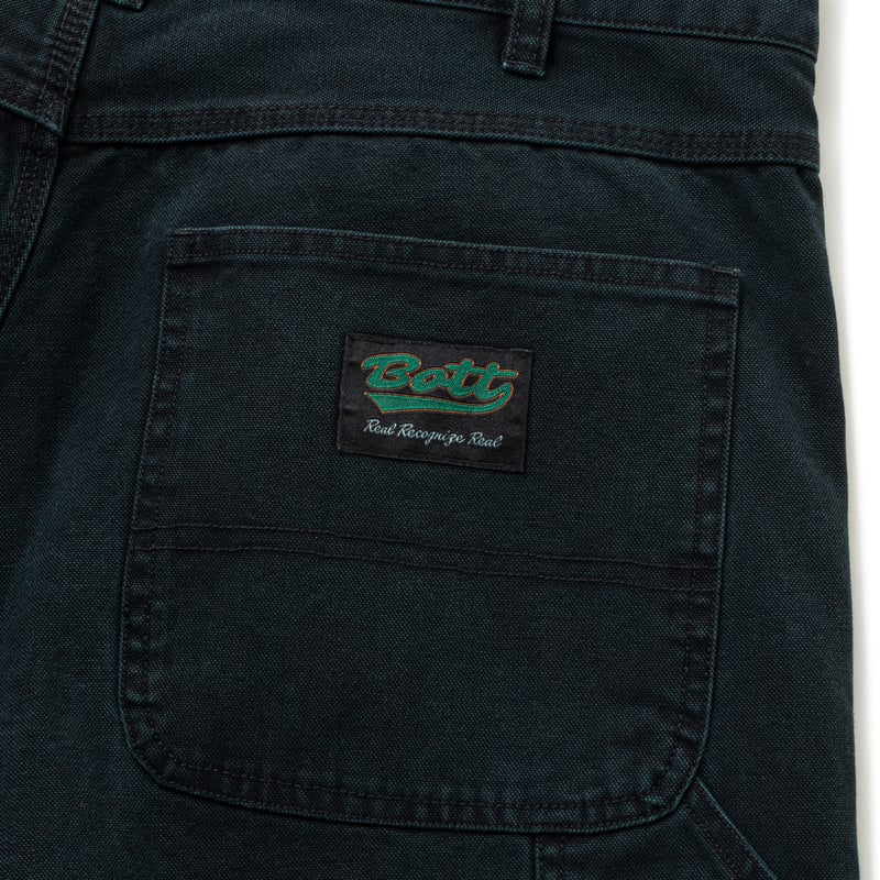 bott ワークパンツ　サイズ34 BoTT / CANVAS WORK PANT / BLACK | Sophomore