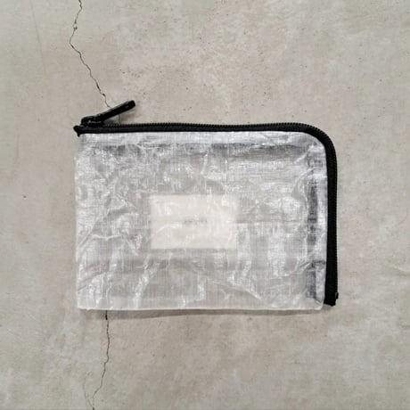 ZEPTEPI & Co. / ZIP PURSE / DYNEEMA® COMPOSITE FABRICS / SMALL / WHITE