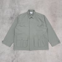 tone / COTTON NYLON GARDEN JACKET / MOSS