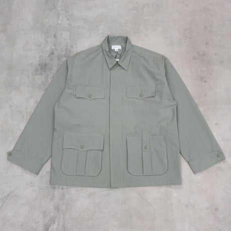 tone / COTTON NYLON GARDEN JACKET / MOSS