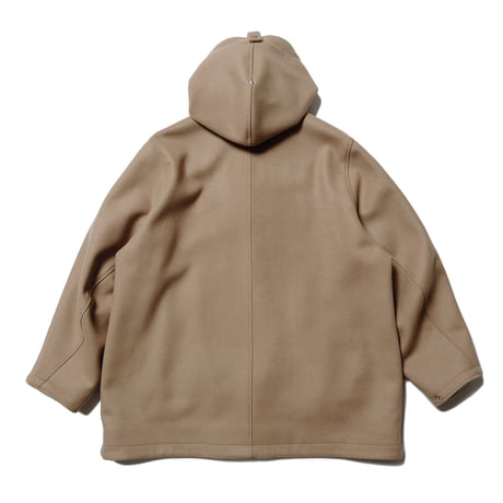 tone / WOOL MELTON DUFFLE COAT / PALE GOLD