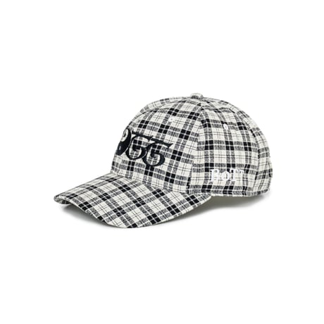 BoTT / 2Y PLAID 6-PANEL CAP / BLACK