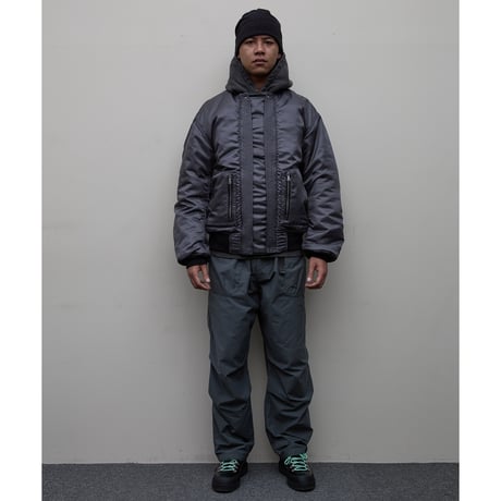 BAL / x SPIEWAK DOUBEL ZIP BOMBER JACKET / BLACK