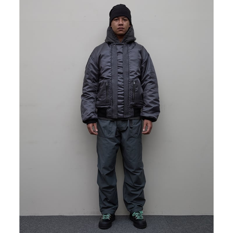 BAL / x SPIEWAK DOUBEL ZIP BOMBER JACKET / BLAC