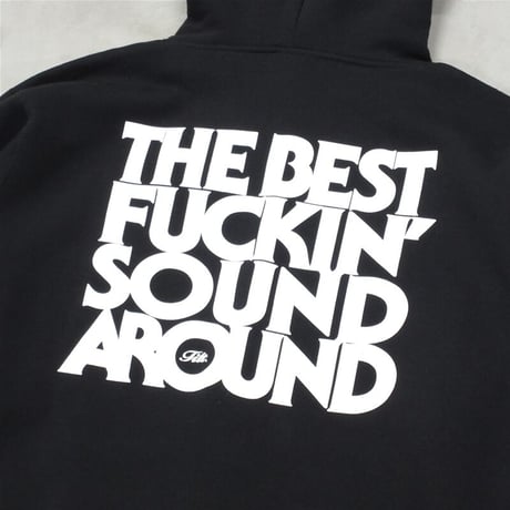 TILT / SPINNING ZIP HOOD SWEAT / BLACK