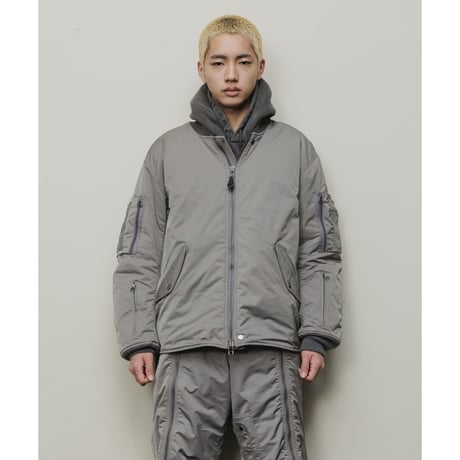 BAL / NYLON TWILL BOMBER / ANTHRACITE