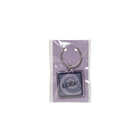 LQQK STUDIO / KEY CHAIN / CLEAR - PURPLE