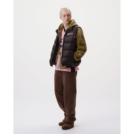 BoTT / B LOGO DOWN VEST / BLACK