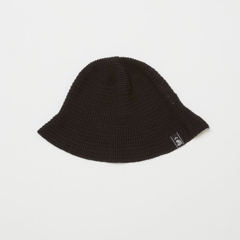 BAL / HAND KNIT BUCKET HAT / BLACK | Sophomore