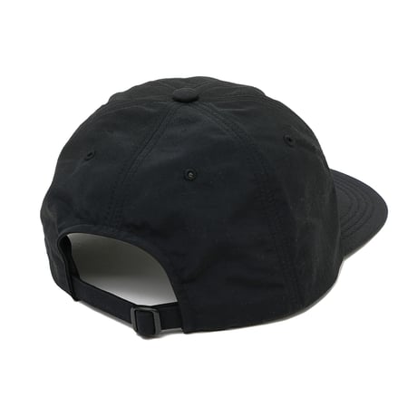 GARBAGE / SOFT BRIM 6 PANEL CAP (MOTTO) / BLACK (WHITE EMB)
