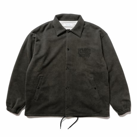 HOMBRE NINO / SWEAT COACH JACKET / BLACK