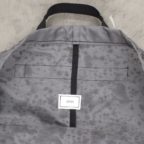ZEPTEPI & Co. / DRIL BAG / LARGE / RAINDROPS / GRAY