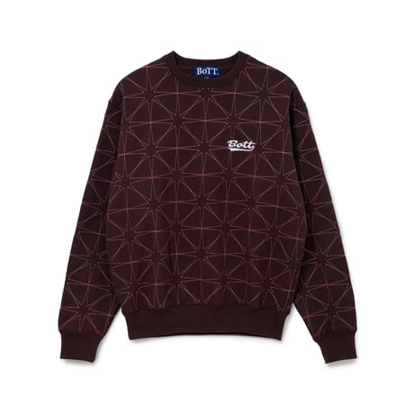 BoTT / SPARKLE STITCHED CREWNECK / BROWN
