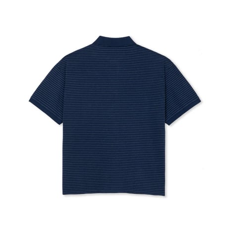 POLAR SKATE CO. / SURF POLO SHIRT / DOTS / DARK BLUE