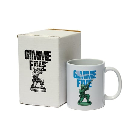 GIMME FIVE / SOLDIER MUG / WHITE