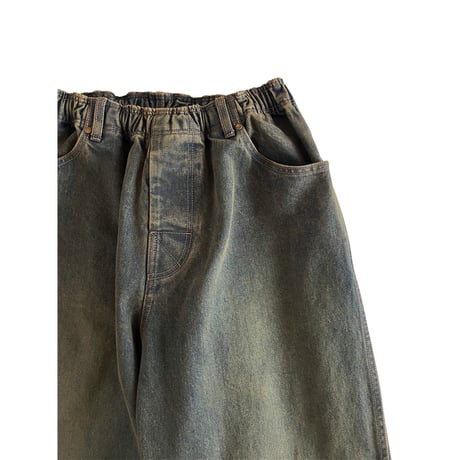 COMFORTABLE REASON / FADE STRAIGHT DENIM / ACID BROWN