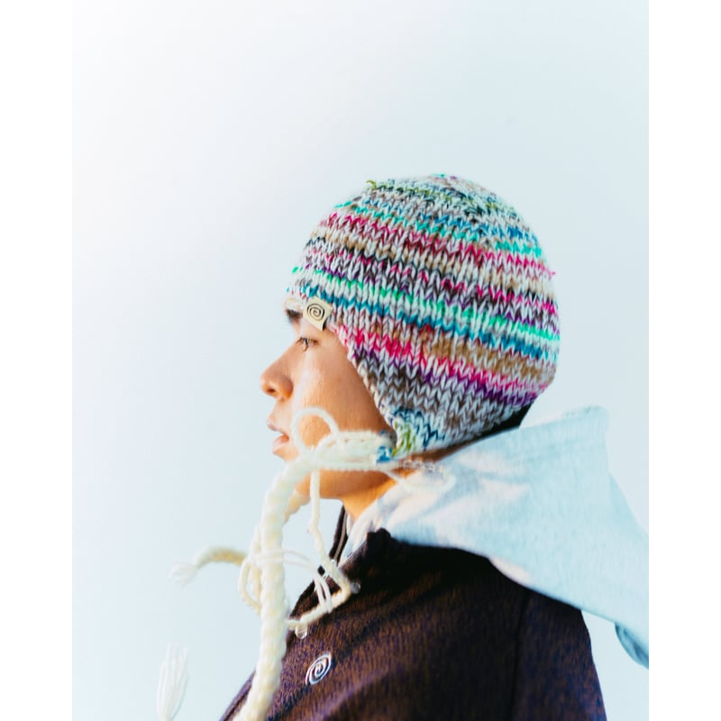 SOL soonerorlater / HAND-KNITTED FLIGHT CAP / B