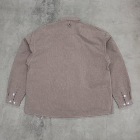 NOROLL / HWR WOOL WEATHER SHIRT / BEIGE