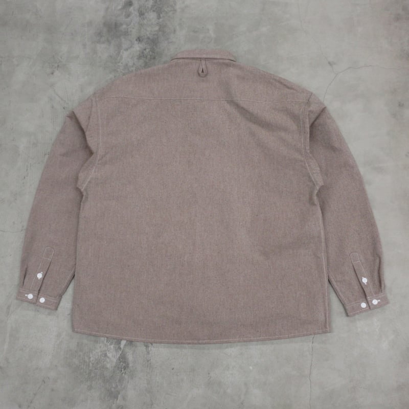 NOROLL / HWR WOOL WEATHER SHIRT / BEIGE | Sopho