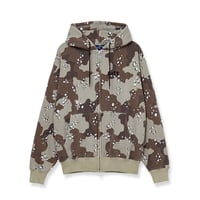 BoTT / DESERT CAMO ZIP HOODIE / SAND