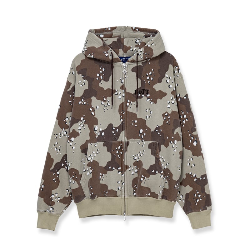 BOTT 迷彩柄 パーカー XL BOTT CAMO WZIP HOODIE BoTT / DESERT CAMO ZIP HOODIE / SAND | Sophomore