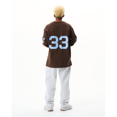 BoTT / COTTON FOOTBALL SHIRT / BROWN