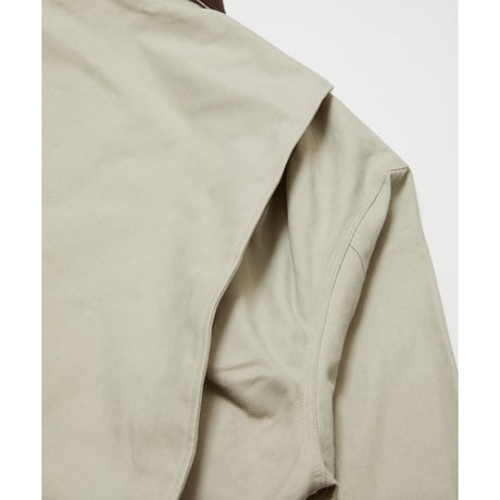 BAL / COTTON CANVAS STEALTH POCKET WORK JACKET / ECRU