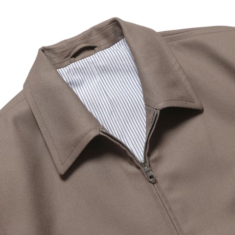 tone / CAVALRY TWILL ZIP UP BLOUSON / CINNAMON