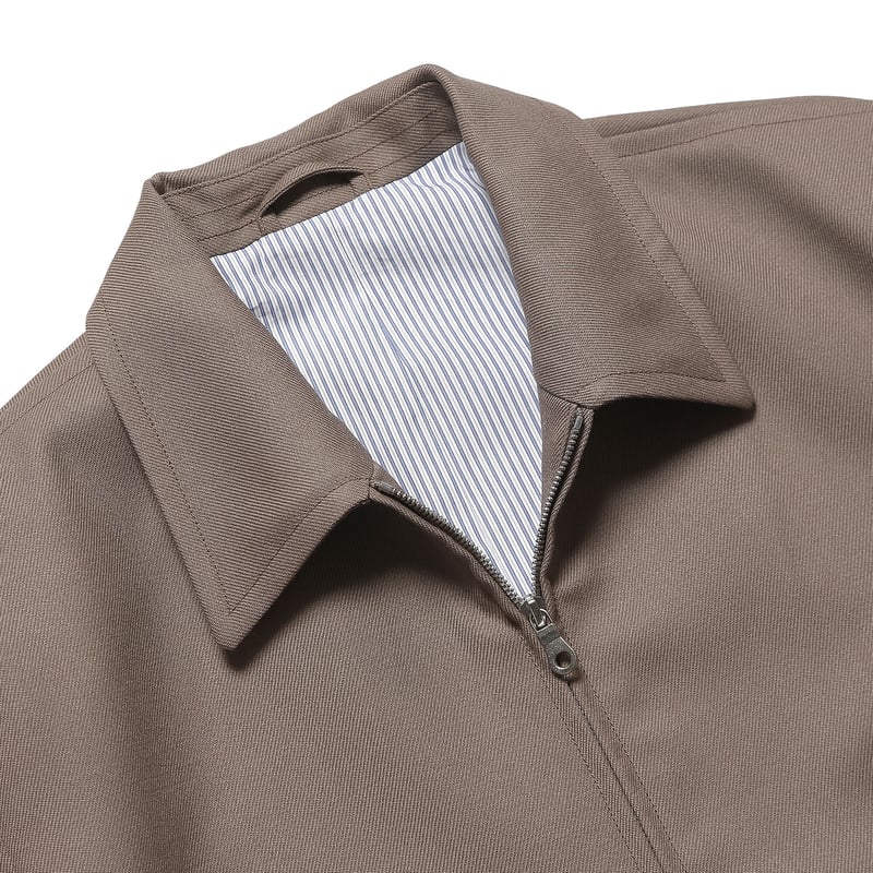 tone / CAVALRY TWILL ZIP UP BLOUSON / CINNAMON 