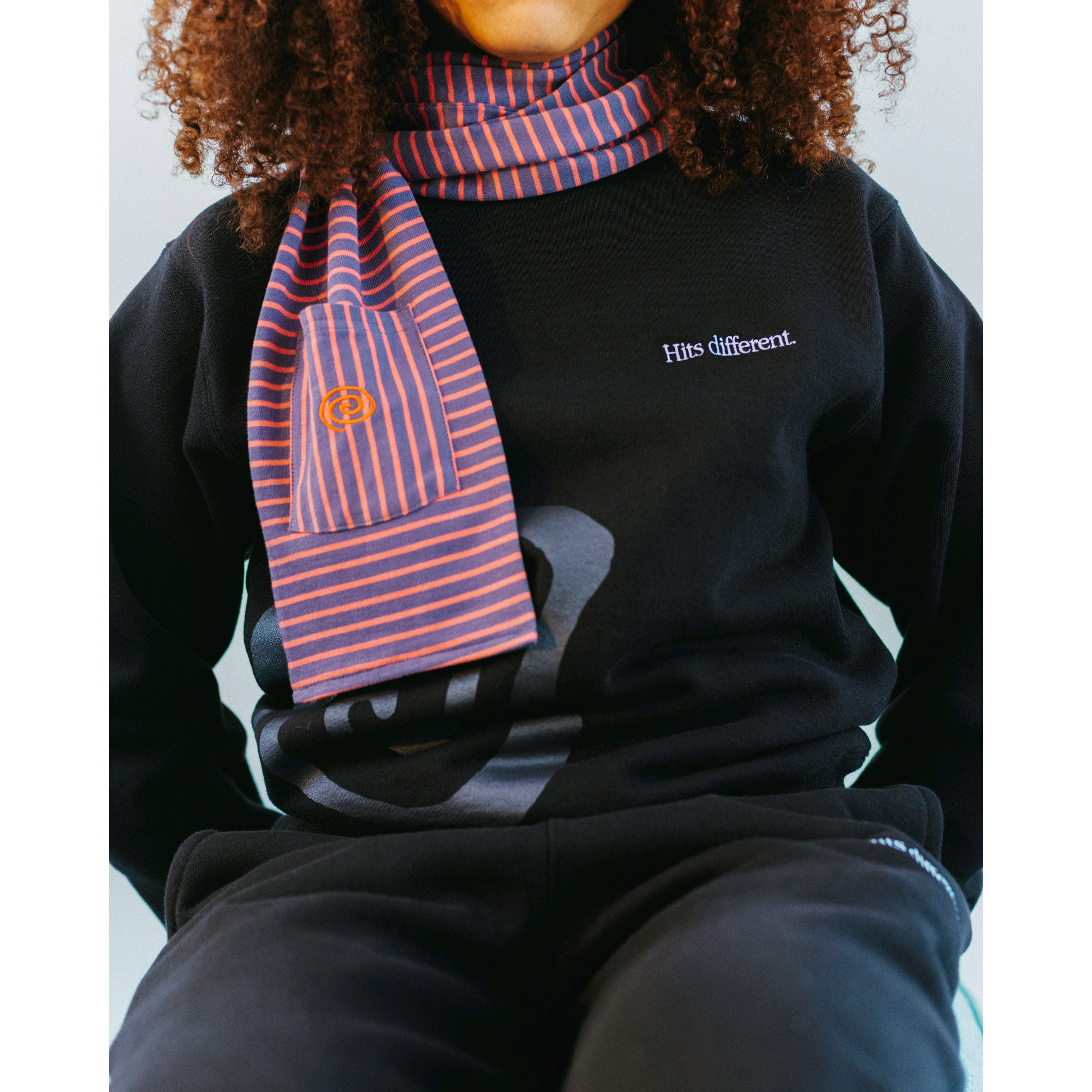 SOL soonerorlater / APPLE SWEAT PANTS / BLACK |